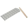 Aluminium Ravioliplaat Vierkant met Rolstok (24) 39x14cm**