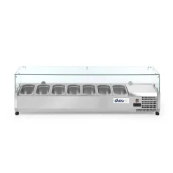 Arktic Opzetkoelvitrine met glas 7x GN 1/4
