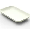 Bagastro Suikerriet Bord Rechthoek 12x8x1,5cm 40st.