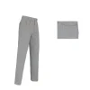Bakkersbroek Poly./Katoen blauw/wit pepita, maat 58**