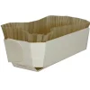 Bakvorm hout 24x11,5x7cm + bakpapier (per stuk)**