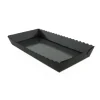Bakvorm Karton Rechthoek Zwart 18x9x2,5cm (per stuk)