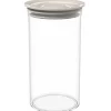 Biesse Voorraadpot Rond Luchtdicht Grijs 1,75L