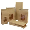 Blokbodemzak Kraft Groot Hersluitbaar 155x70x242mm