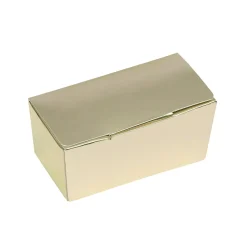 Bonbondoosje Goud Metallic -2 bonbons- 25 stuks