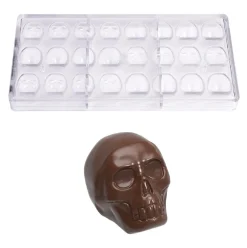 Bonbonvorm Chocolate World Doodskop (24x) 26x19x27mm