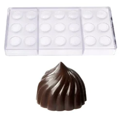 Bonbonvorm Chocolate World Rozet (21x) 27x22mm**