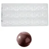 Bonbonvorm Chocolate World Bol (24x) Ø30 mm