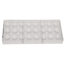 Bonbonvorm Chocolate World Eitje Kristal (24x) 33x23x11mm