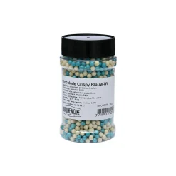 BrandNewCake Chocolade Crispy Parels Blauw/Wit 190g