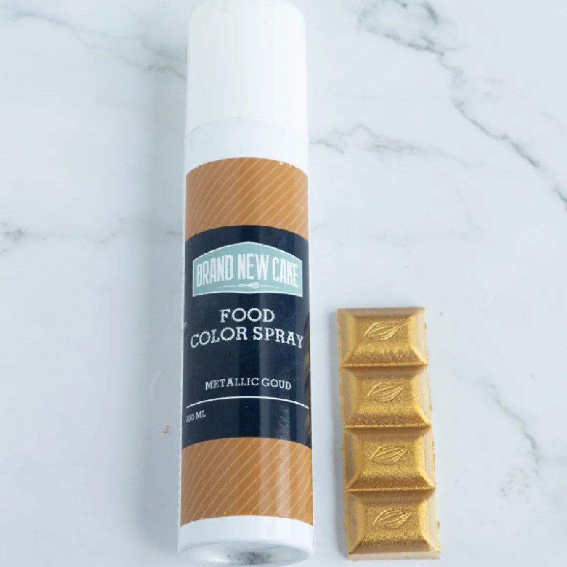 BrandNewCake Kleurspray Metallic Goud 250ml