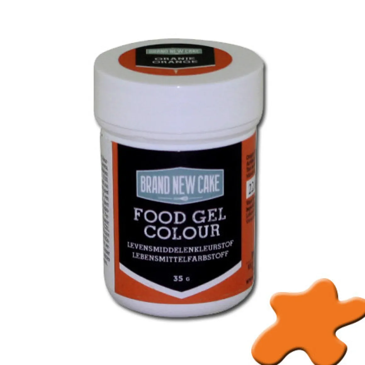 BrandNewCake Kleurstof Gel Oranje 35gr