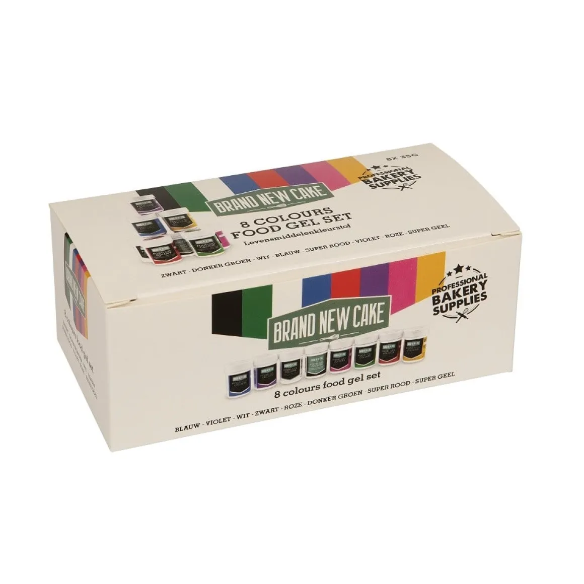 BrandNewCake Kleurstof Gel Assortiment (8x 35gr)