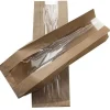 Broodzak Kraft met venster (half-brood) 160 + 50x370mm