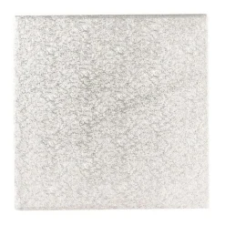 Cakeboard Zilver Vierkant 22cm