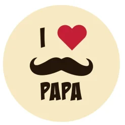 Callebaut Chocoladedecoratie I Love Papa 252st.