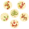 Callebaut Chocoladedecoratie Kerst Rond Ass. 252st