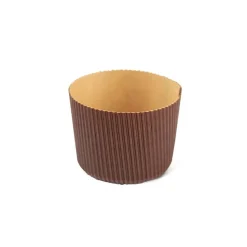 Canasta/Panettone Bakvorm Ø7x6(h) cm 12 stuks