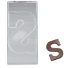 Chocoladebloklettervorm Chocolate World 200 gr. Letter S