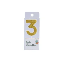 Cijferkaars Goud Glitter #3