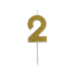 Cijferkaars Goud Glitter #2