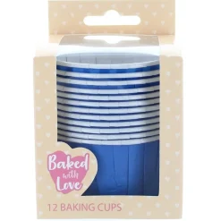 Culpitt Cupcake Vormpjes Blauw 50mm 12st.