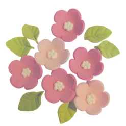 Culpitt Suikerdecoratie Bloemen en Blaadjes 12st.