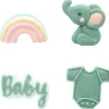 Culpitt Suikerdecoratie Geboorte Groen 25mm 12st.