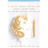 Culpitt Taartkaars Unicorn Goud