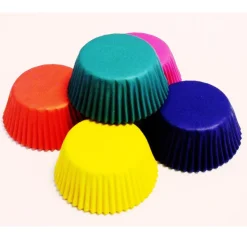 Cupcake Vormpjes PME MINI Kleuren carnival 100 stuks