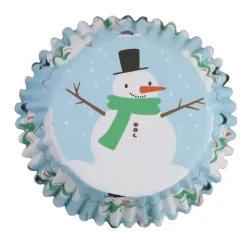 Cupcake Vormpjes PME Sneeuwpop 30 stuks