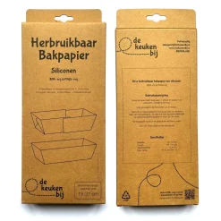 De KeukenBij Herbruikbaar Bakpapier Cake Siliconen 18-31cm