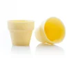 Dobla Chocoladedecoratie Bloempot Large Wit (28 stuks)