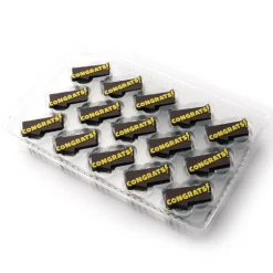 Dobla Chocoladedecoratie Congrats! (150 stuks)