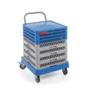 Hendi Trolley voor vaatwaskorven met handvat