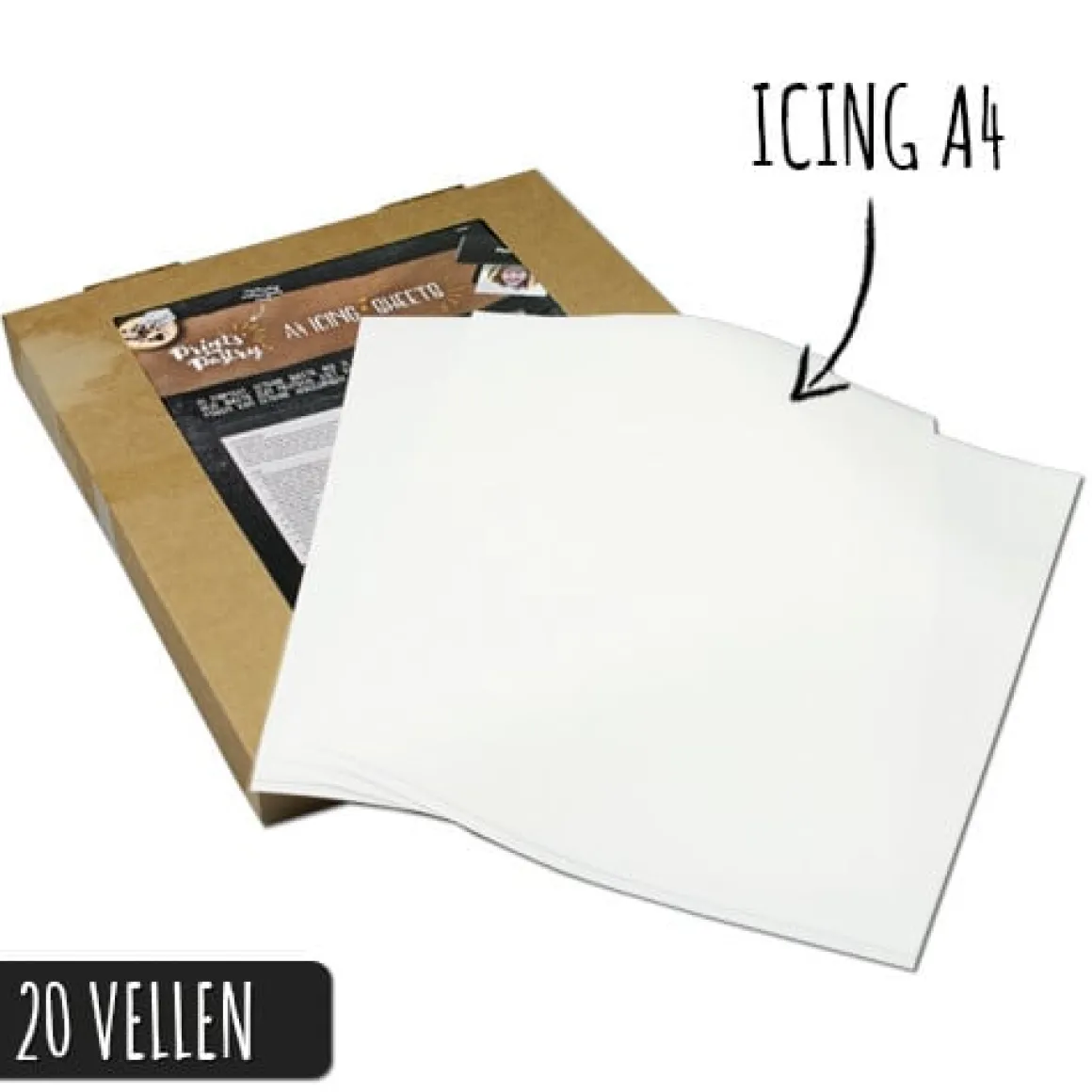 Icing sheets A4-formaat (20 vellen)