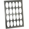 Logo-galettes sjabloon RVS Ovaal Middel