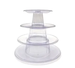 Macaron standaard plastic 4 delig