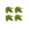 Marsepein Blaadjes Groen Groot 45mm (60 st.)