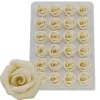 Marsepein Rozen Wit 6-blads 25mm (24 st.)