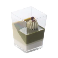 Martellato Lepelgebak cups Vierkant (175 ml) / 100 stuks
