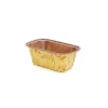 Mini Cakevorm Karton 8x4x4cm Geel (per stuk)