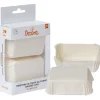 Mini Plumcake Bakvorm Wit 80x50x32(h)mm 36 stuks