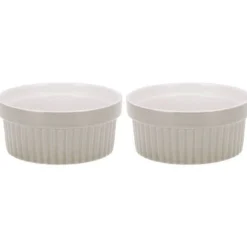 Ovenschaal Porselein (Creme Brulee) Ø11x4,8cm Set/2