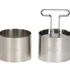 Patisse Taartring met Uitdrukker Ø7cm Set/3