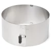 Patisse Taartring Verstelbaar RVS Ø17-30x9(h)cm