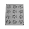 Pavoni Siliconen Vorm Mandala Ø55mm (12) 30x20cm