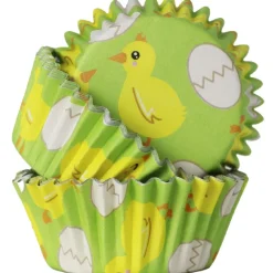 PME Cupcake Vormpjes Paaskuikens Ø50mm 30st.