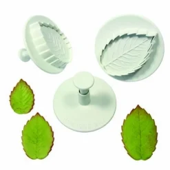 PME Plunger Cutter Rozenblad Groot set/3