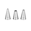 PME Spuitmondjes Bolletjes & Schelpen Set/3